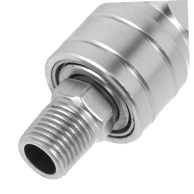 Operitacx Multi-Purpose Hydraulics Quick Connectors Steel Self-Locking Compact for Vehicle