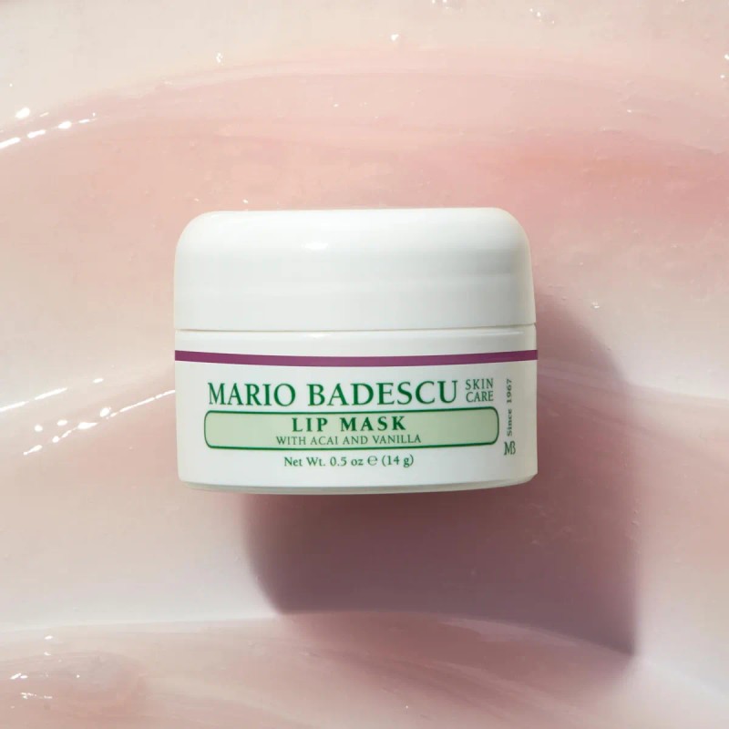Mascarilla Labial Mario Badescu Con Acai Y Vainilla,