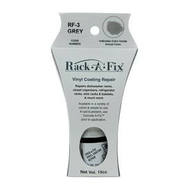 Rack-A-Fix Rf-3 Vinyl Dishwasher Rack Repair Coating & More, Appliance Touch-Up Paint, Grey