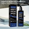Espuma De Limpeza Facial Masculina F, Hidratante E De Limpez