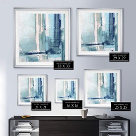 Renditions Gallery Abstract Artwork Miss The Sea I Contemporary Wall Art Framed Modern Home Decor Paintings Fine Giclee Prints