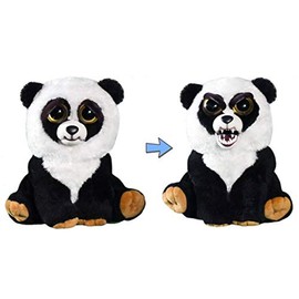 Feisty Pets Black Belt Bobby Plush Stuffed Panda That Turns Feisty with a Squeeze