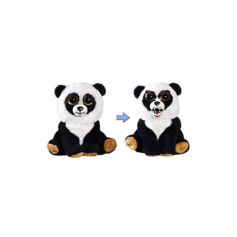 Feisty Pets Black Belt Bobby Plush Stuffed Panda That Turns