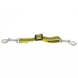 Herm. Sprenger Prong Collar Safety Clip with Reflective Stripes 6"-8" - Pack of 1 Dog Leash Safety Strap - Enhanced Durability for Secure Leash Connection - Ideal for Safe Walk and Training (Yellow)