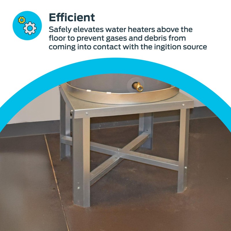 Eastman 21 Inch Water Heater Stand with Screws, 30 to