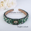 JWICOS Rhinestone Headband Baroque Crystal Hairband Hair Accessories Fashion Handmade