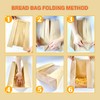 HiCivan 15.7x10.2x5.1in Extra Large Paper Bread Bags for Homemade Bread