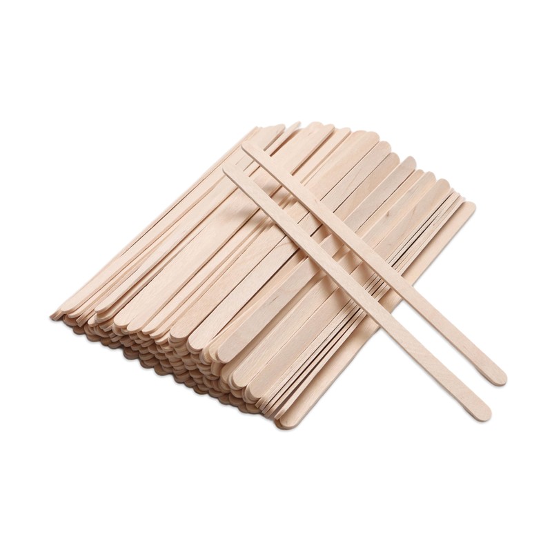 200/500/1000pcs Wood Craft Sticks Eyebrow Waxing Sticks Small Face Wax
