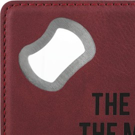 The Man The Myth The Legend - 4 Inch Stainless Steel Bottle Opener Coaster