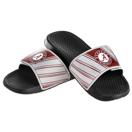 FOCO Men's Stripe Alabama Legacy Velcro Sport Slide Medium