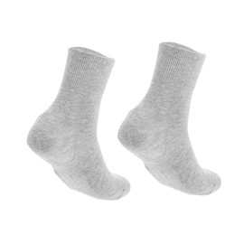 TOVINANNA 2Pcs Moisturizing Socks for Men Repairing Dry Feet and Cracked Heels Comfortable and Elastic Design present for Family and Friends Light Grey