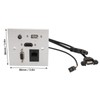 Multimedia Socket Aluminum Alloy USB HD VGA 3.5MM Sound RJ45