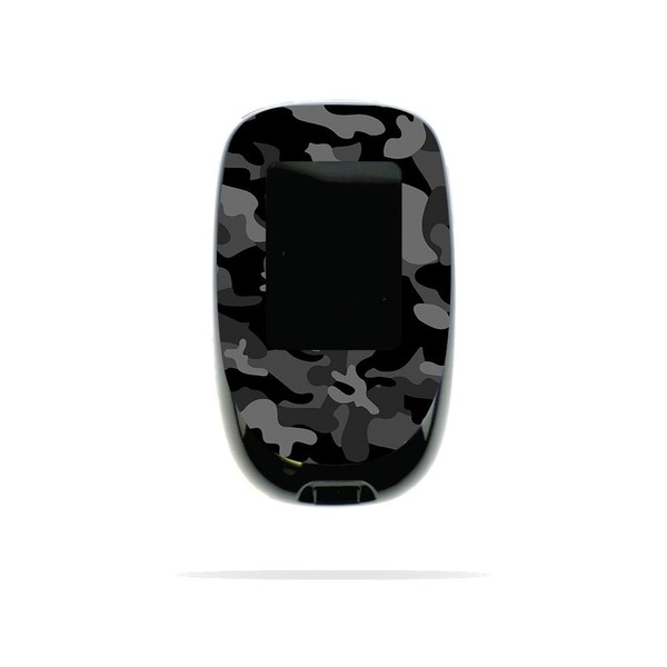 MightySkins Skin Compatible with Accu-Chek Nano - Black Camo |