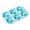 6-Hole Silicone Donut Mold for Home Baking – Non-Stick Reusable