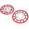 2pcs 104BCD Chainring Adapter Tooth Plate Aluminum Alloy 46T Mid