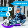 Slippery Racer Downhill Blitzer Arrow Snow Sled. (Purple)