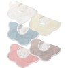 YACHUN Baby Bib, Set of 5, 4 Layers, Double Gauze,