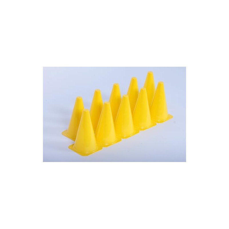 Boje Sport Set of 10 marking cones, 23 cm, colour
