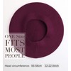 Superora Women's Beret Winter Hat Fashion Classic Wool Soft, red