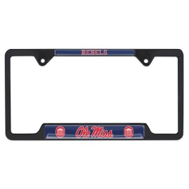 Ole Miss Mississippi Metal License Plate Frame