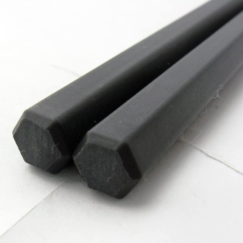 Nagao Chopsticks, 9.1 inches (23 cm), Set of 10, Black,