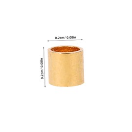 jojofuny 300pcs Crimp Beads for Jewelry Making Durable Craft Beads with Design for DIY Projects for Unique Handicrafts and