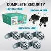 LATCH.IT 5-Pack RV Storage Locks 7/8" | 100% Metal Cam