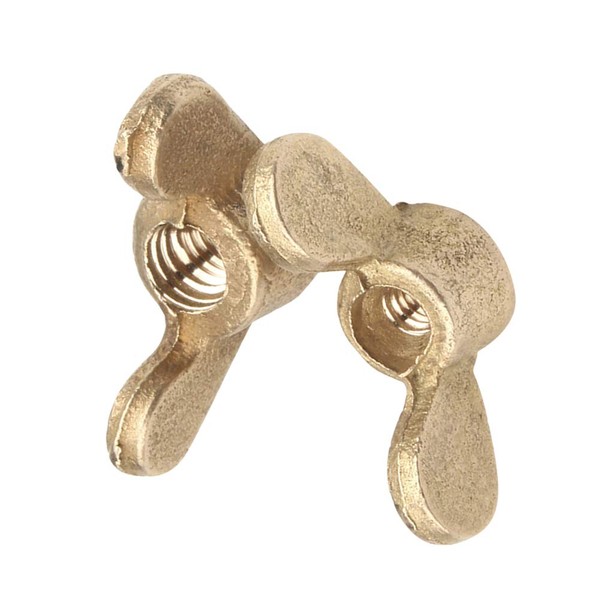 Yudesun 20Pcs M4 Wing Nut Fasteners Brass Butterfly Nuts Bolt