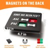 EliteSign Dog Feeding Reminder Sign with Magnet, Pet Feeding Tracker