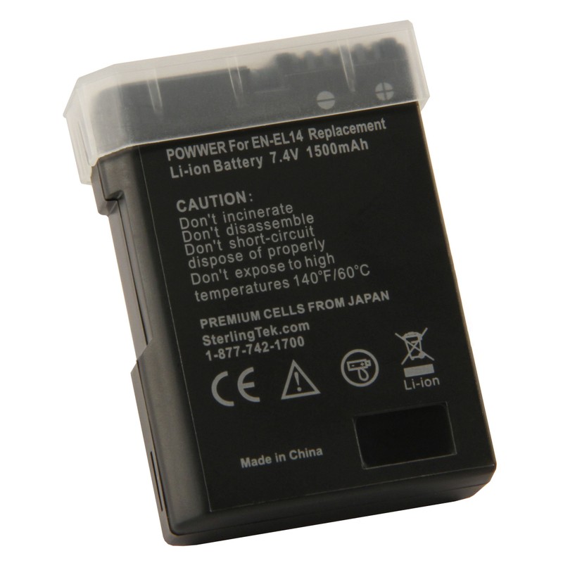 STK EN-EL14 EN-EL14a Battery Pack for Nikon D3200 D3400 D3500