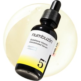 NUMBUZIN - Sérum Facial No. 5+ Glutatión Vitamina C y Niacinamida 30ml - Suero Coreano Anti Manchas, Hiperpigmentación, Marcas de Acné y Luminosidad