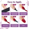 JODSONE 32+4 Pcs Gel Nail Polish Kit Soak Off Gel