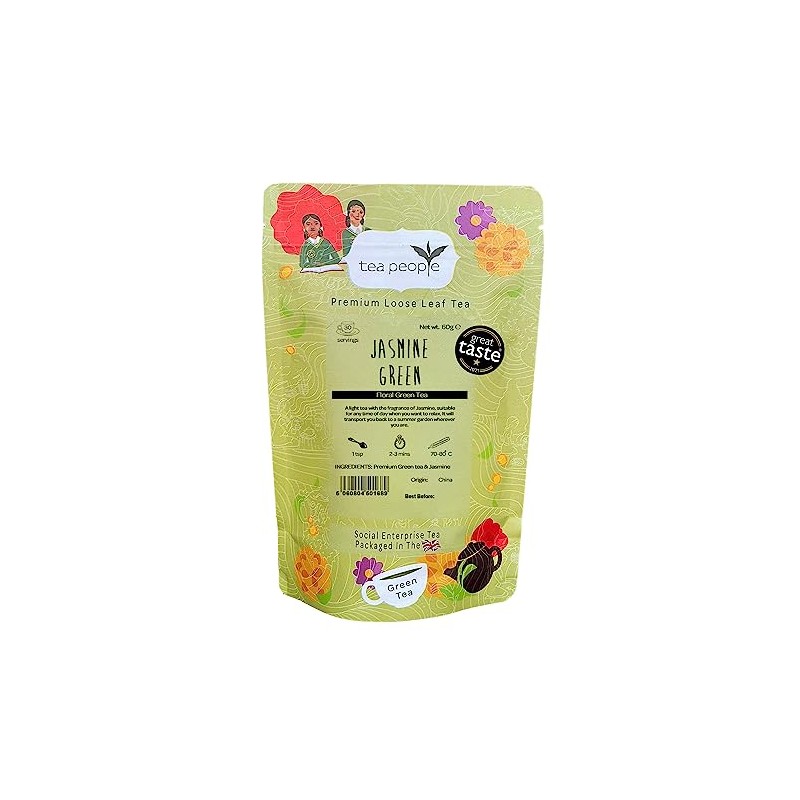 Tea People Jasmine Green - 60g Retail Pack