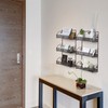 Deco Brothers 3 Tier Wall Mounted Spice Rack, 2 Pack,