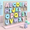 Montessori Wooden Alphabet for 3+ Years, Alphabet for Children, Letter