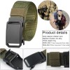 Unbranded Men's Tactical Belt Alloy Quick-Release Buckle Outdoor Adjustable Nylon