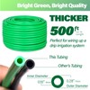‌Araiozora 1/4in Drip Irrigation Tubing - 500ft Flexible Garden Hose