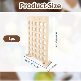 SUPERFINDINGS 35 Holes Cup Coffee Pod Holders Wooden Coffee Bean Container Single Dose Display Rack for Coffees Bars for Mini Coffees Beans Glass Bottle Jars Tea Spice Navajo White,42.7x9.6x41cm