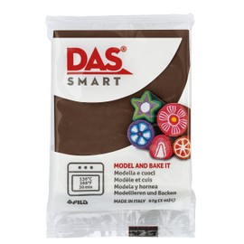 DAS Smart Polymer Clay, 2 oz, Chocolate