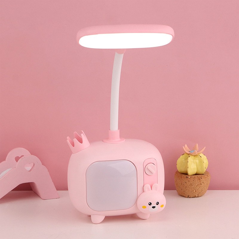 LED Desk Lamp High Brightness Adjustable Rechargeable Bedside Table Night