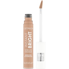 Catrice Instant Bright Serum Concealer, No. 020W, Nude, Moisturising, Long-Lasting, Radiant, for Dry Skin, Vegan, Oil-Free, No Preservatives, No Parabens, Pack of 1 (5 ml)