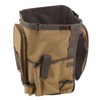 Bucket Organization Bag Round Shape Large Capacity Portable Handle Khaki