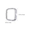 LABRIMP 3pcs Watch Protective Cover 2 Watch Shell Diamond Studded