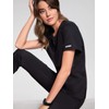 Cherokee Women's V Neck Scrubs Top with Shirttail Hem WW601,