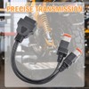 Clmlifebare 2-in-1 OBD2 Adapter Cable for 4pin+6pin Motorcycle Diagnostic Tool