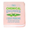 CafePress Chemical Engineer Funny Chemist Exper Baby Blanket, Super Soft