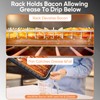 Favfully Dedicated Bacon Rack Cooking BRACE For Ninja Woodfire Pizza