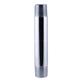 Supply Giant OQDI5672 3/4 Inch x 5 Inch Pipe Nipple, Chrome Plated Brass