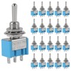 20Pcs SPDT Mini Toggle Switch 3 Pin 3 Position ON/Off/ON