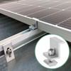 M METERXITY 8-Pack Solar Panel Mounting 30mm Z Clip Lightweight